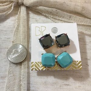 bp Jewelry - π BP Large Gem Stud Earrings bp Jewelry - π BP Large Gem Stud Earrings